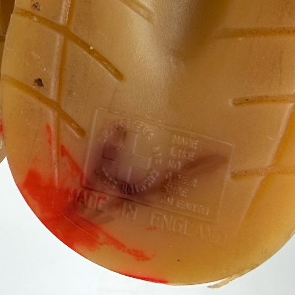 RARE Dr Martens Vintage Sandals White Leather Chunky Sole Slides Flower ENGLAND - Picture 16 of 16